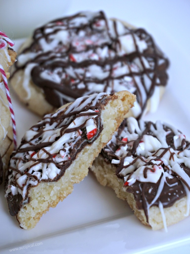 Easy Peppermint Bark Cookies - So TIPical Me